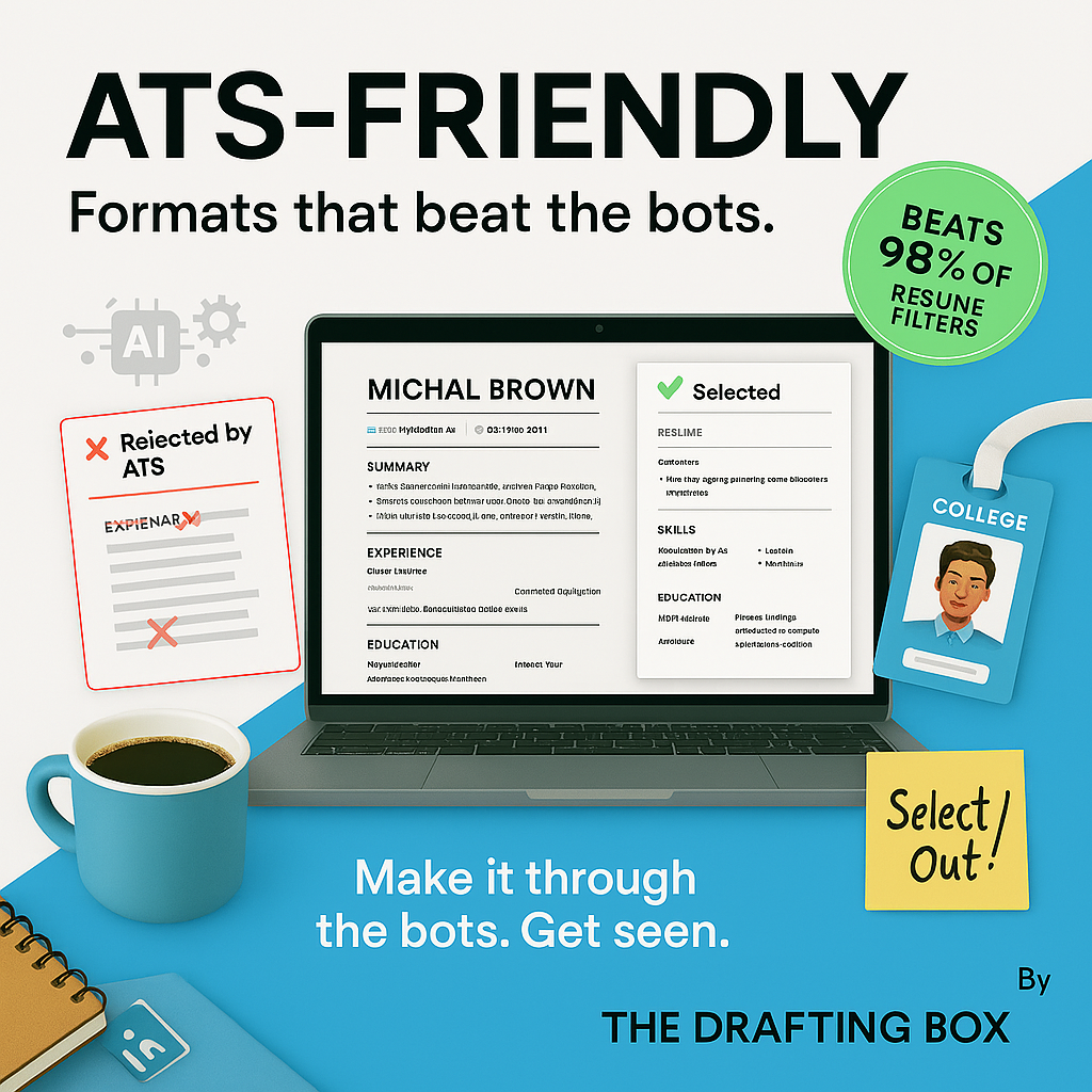 ATS-Friendly: Formats that beat the bots.