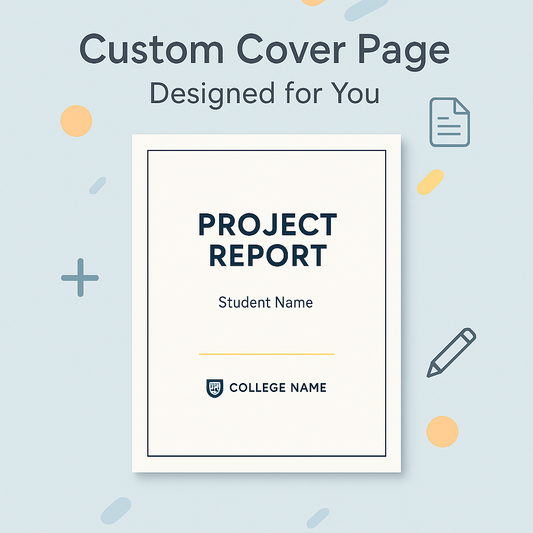 Custom Cover Page Design