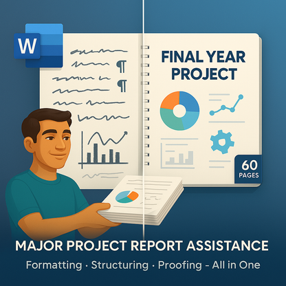 Major Project Reports (up to 60 pages)