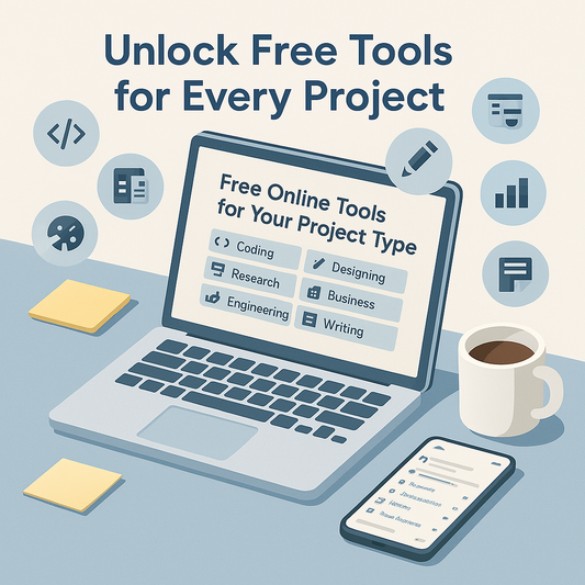 List of Online Free Tools for Your Project Type