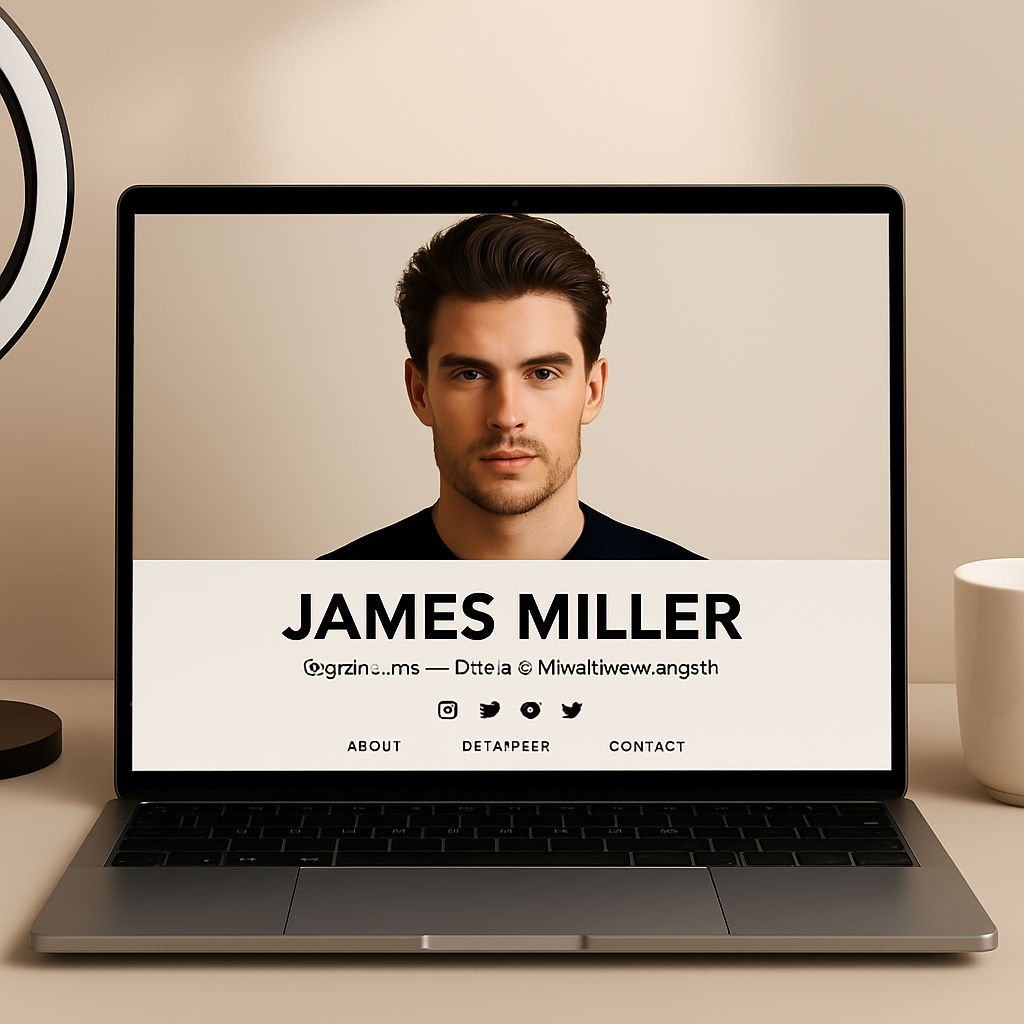 Personal Branding Site for Influencers